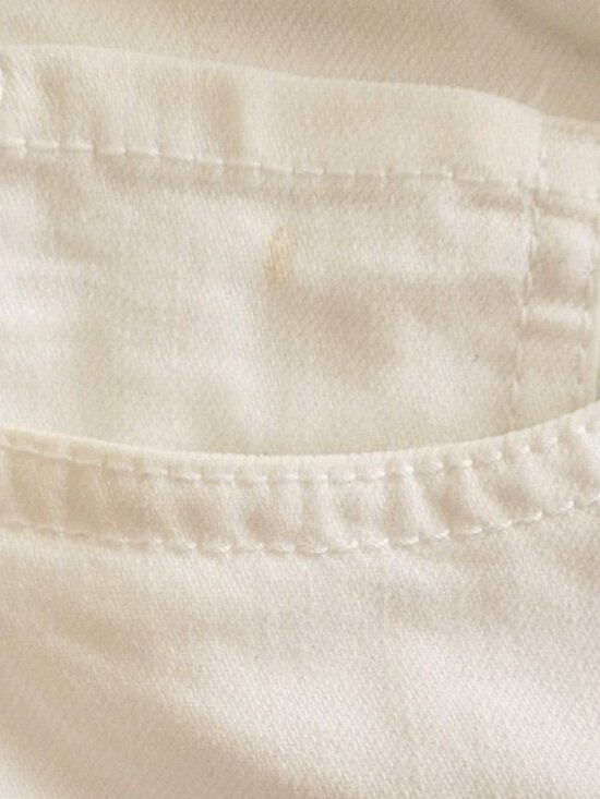 LAFAYETTE 148 NEW YORK WHITE DENIM JEANS  PANTS SZ 16 - Picture 7 of 10